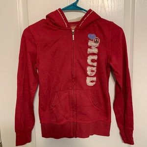 Girl’s Zippered Hoodie by Mudd size Medium (10-12)